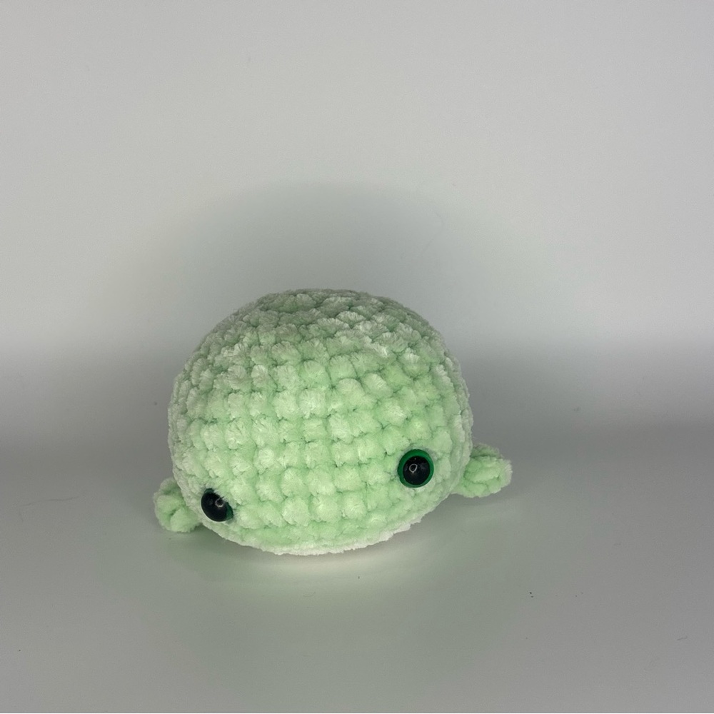 Handmade Crochet Whale Plushie
